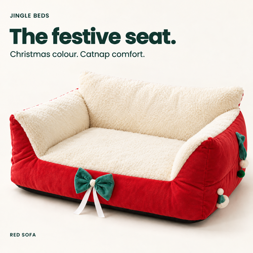 Jingle Beds — Christmas Cat Beds