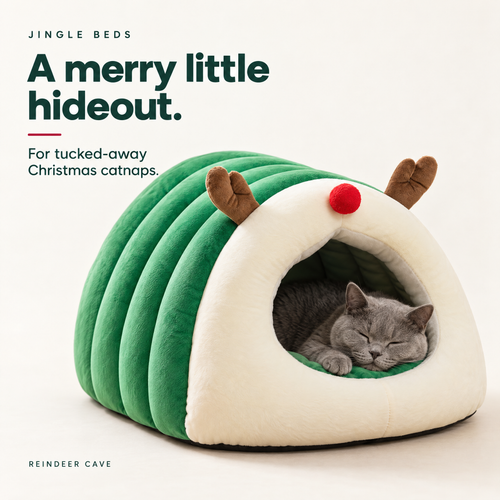 Jingle Beds — Christmas Cat Beds